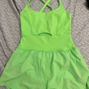 Free People Lime Green Romper